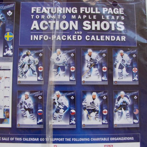 Toronto Maple Leafs NHL 2003 2004 Calendar SEALED Sundin Domi Collectible - Picture 6 of 6